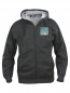 Preview: Herren Basic Hoodyjacke  inkl.  Logo